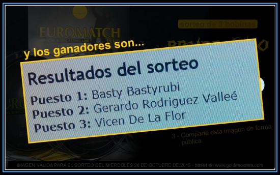 Sorteo EUROMATCH PLUS - Facebook 28-10-2015
